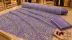 French embroidered lace in soft lavender with shimmering sequins, beads, and crystals - Image 3
