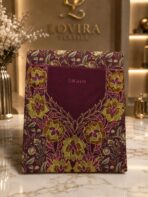 Ready-made embroidered fabric featuring an elegant floral print with a luxurious embroidered neckline-(Libirty Cotton)