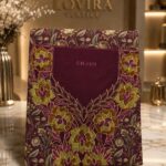 Ready-made embroidered fabric featuring an elegant floral print with a luxurious embroidered neckline-(Libirty Cotton)
