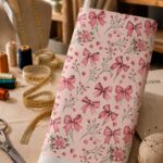 Playful pink bows, tiny hearts, and delicate florals for a sweet feminine look.