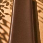 Rich plain silk in a deep chocolate brown shade, offering a warm and sophisticated look.