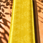 Radiant yellow jacquard silk with graceful floral detailing and fine vertical lines, creating a fresh, luminous and elegant look - Jacquard Silk (JD08x2)