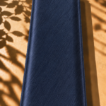 Midnight navy jacquard with a refined textured surface and subtle luxurious sheen - Jacquard Silk (JD10x2)