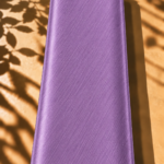 Soft lavender jacquard with a delicate woven texture and luminous silky finish - Jacquard Silk (JD10x2)