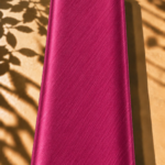 Radiant fuchsia jacquard with a fine woven texture and captivating silky sheen - Jacquard Silk (JD10x2)
