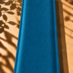 Striking ocean blue jacquard with refined diagonal texture and a rich silky glow - Jacquard Silk (JD10x2)