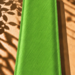 Vibrant lime green jacquard with fine woven texture and a fresh luminous sheen - Jacquard Silk (JD10x2)