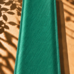 Vivid emerald jacquard with sleek woven detailing and a brilliant silky glow - Jacquard Silk (JD10x2)