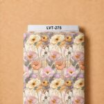 Soft romantic floral design featuring blush pink, ivory, peach, and warm beige blooms with delicate muted foliage on a creamy background.