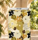 Elegant layered florals in black, ivory, olive, and golden tones on a soft cream background.