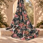 Vintage floral print with soft pink blooms. - Image 2