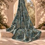 Botanical leaf print with soft earthy tones. - Image 2