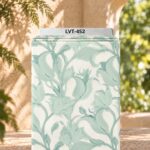 Soft mint botanical floral print.
