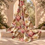 Distinctive printed fabric design with coordinated colors and elegant detailing. - Image 2