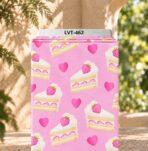 Distinctive printed fabric design with coordinated colors and elegant detailing.
