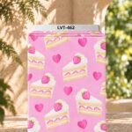 Distinctive printed fabric design with coordinated colors and elegant detailing.