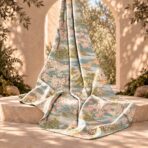 Distinctive printed fabric design with coordinated colors and elegant detailing. - Image 2