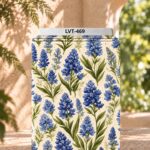 Distinctive printed fabric design with coordinated colors and elegant detailing.