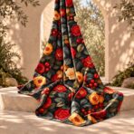 Distinctive printed fabric design with coordinated colors and elegant detailing. - Image 2
