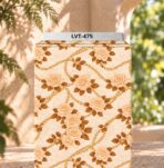 Distinctive printed fabric design with coordinated colors and elegant detailing.