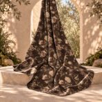 Distinctive printed fabric design with coordinated colors and elegant detailing. - Image 2