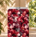 Distinctive printed fabric design with coordinated colors and elegant detailing.