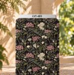 Distinctive printed fabric design with coordinated colors and elegant detailing.