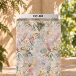 Distinctive printed fabric design with coordinated colors and elegant detailing.